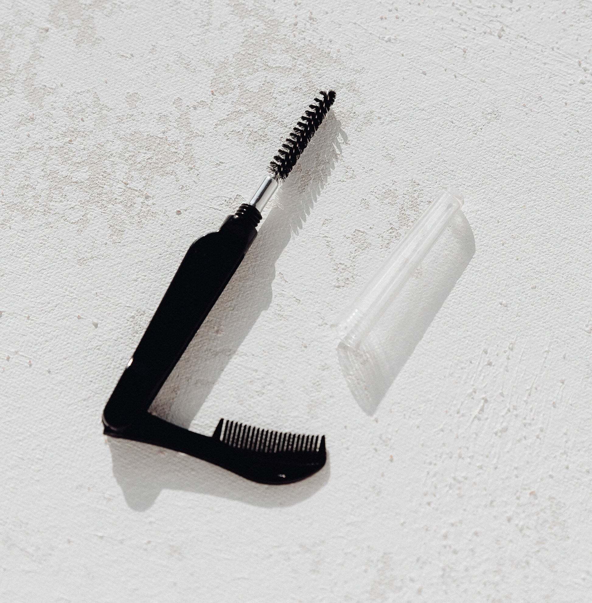 double sided brush for brows, brow brush. brow shaping brush, eyebrow brush, eyebrow gel