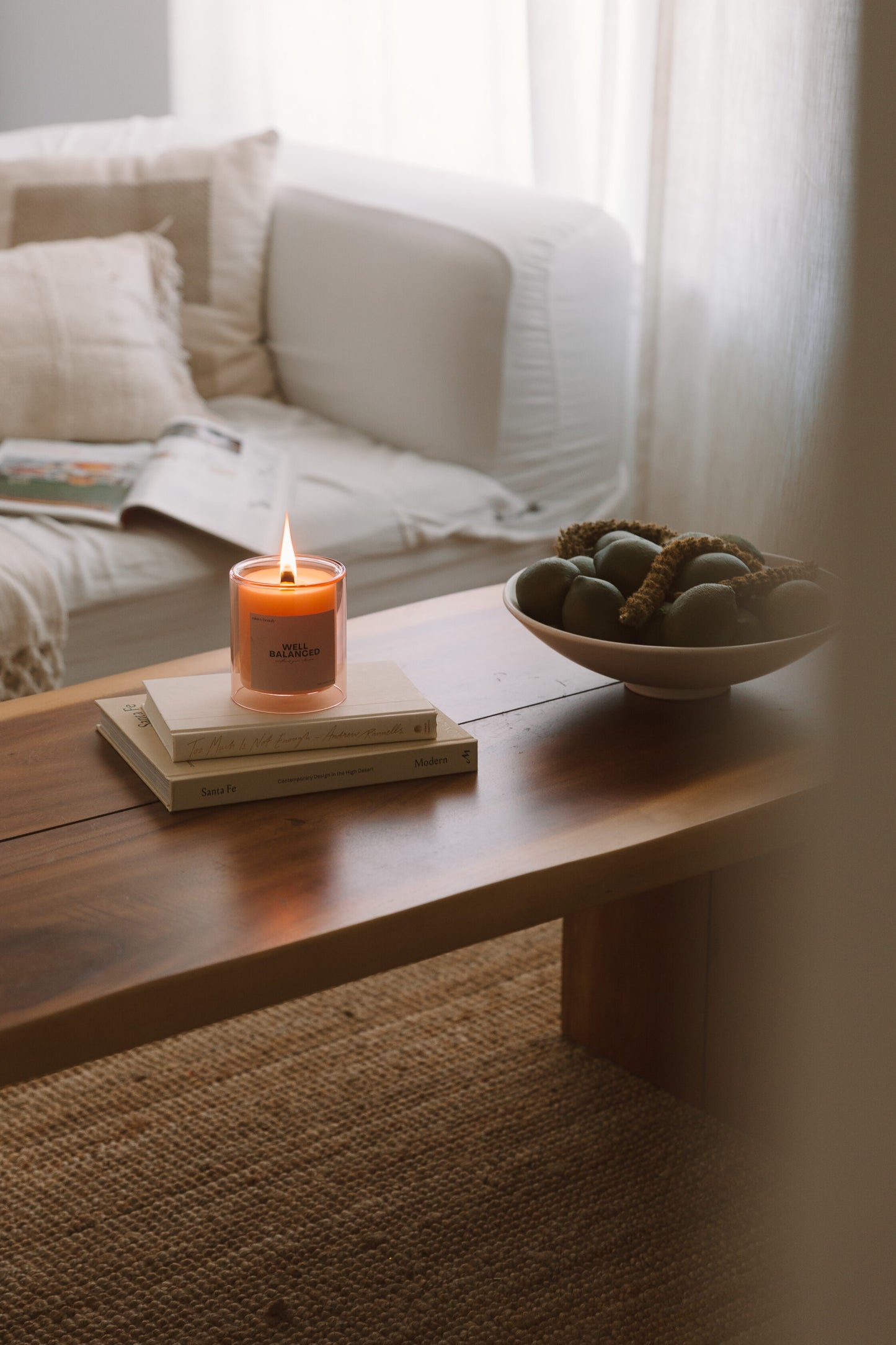 Well-Balanced Candle